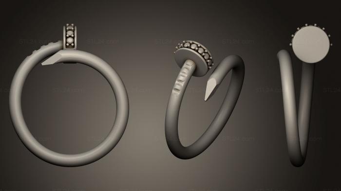 Jewelry rings (Gvozd ring, JVLRP_0089) 3D models for cnc